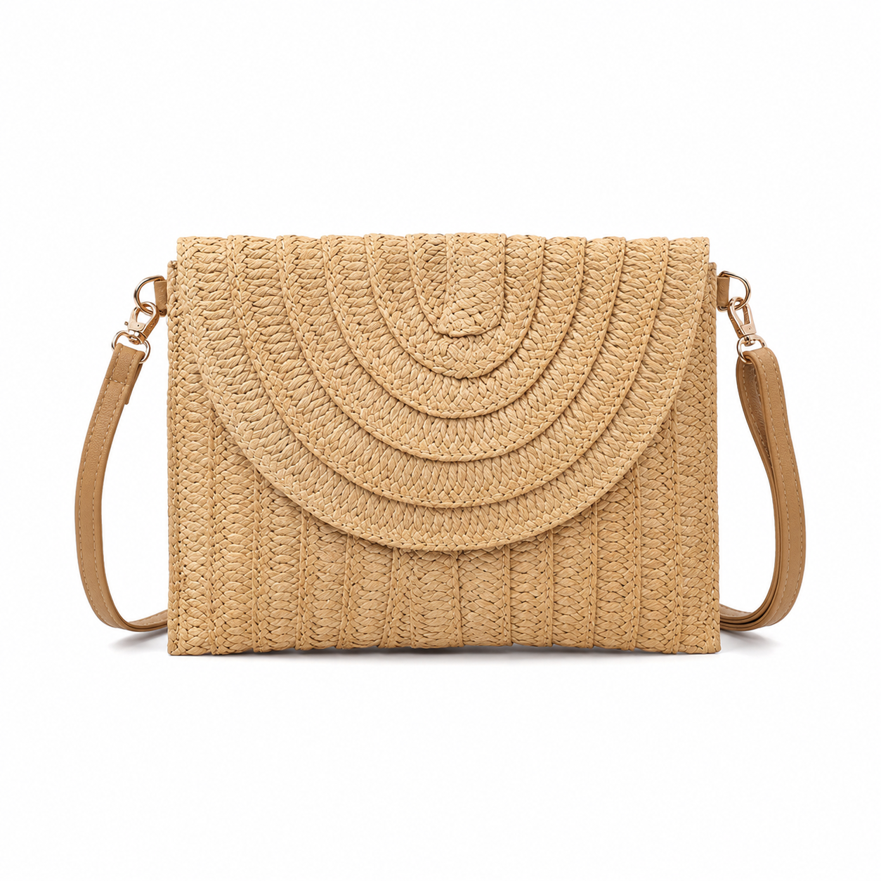Bolsa Clutch de Palha Aurora