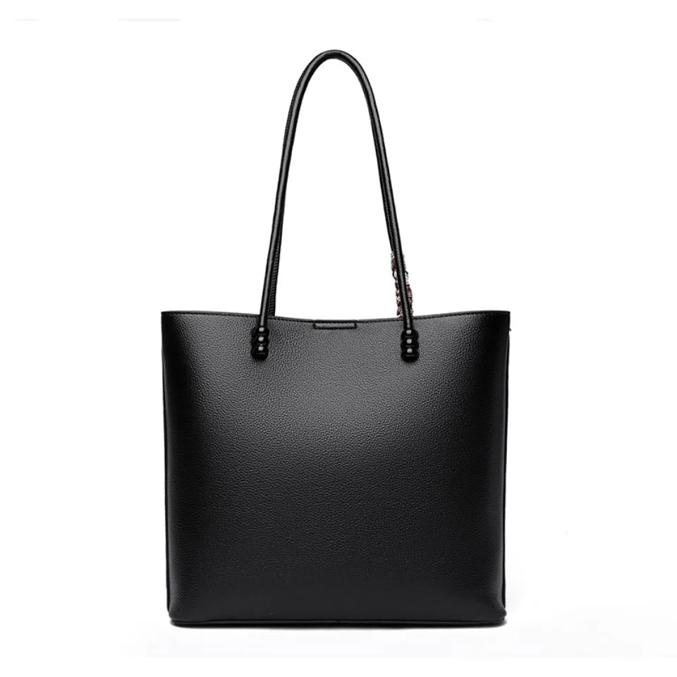 Genuine Brand Luxury Purses and Handbags Women Bags Designer Soft Leather Shoulder Top-handle Commute Bag Female Sac A Main Tote