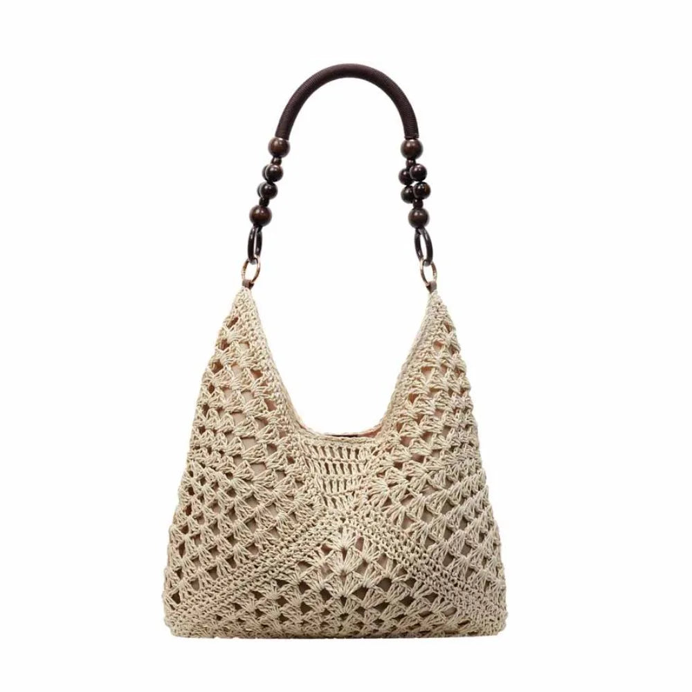 Bolsa Tote Maré em Palha Trançada