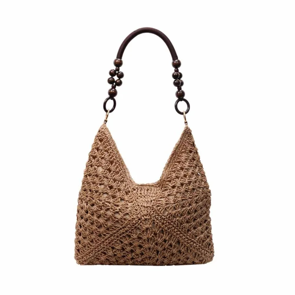 Bolsa Tote Maré em Palha Trançada