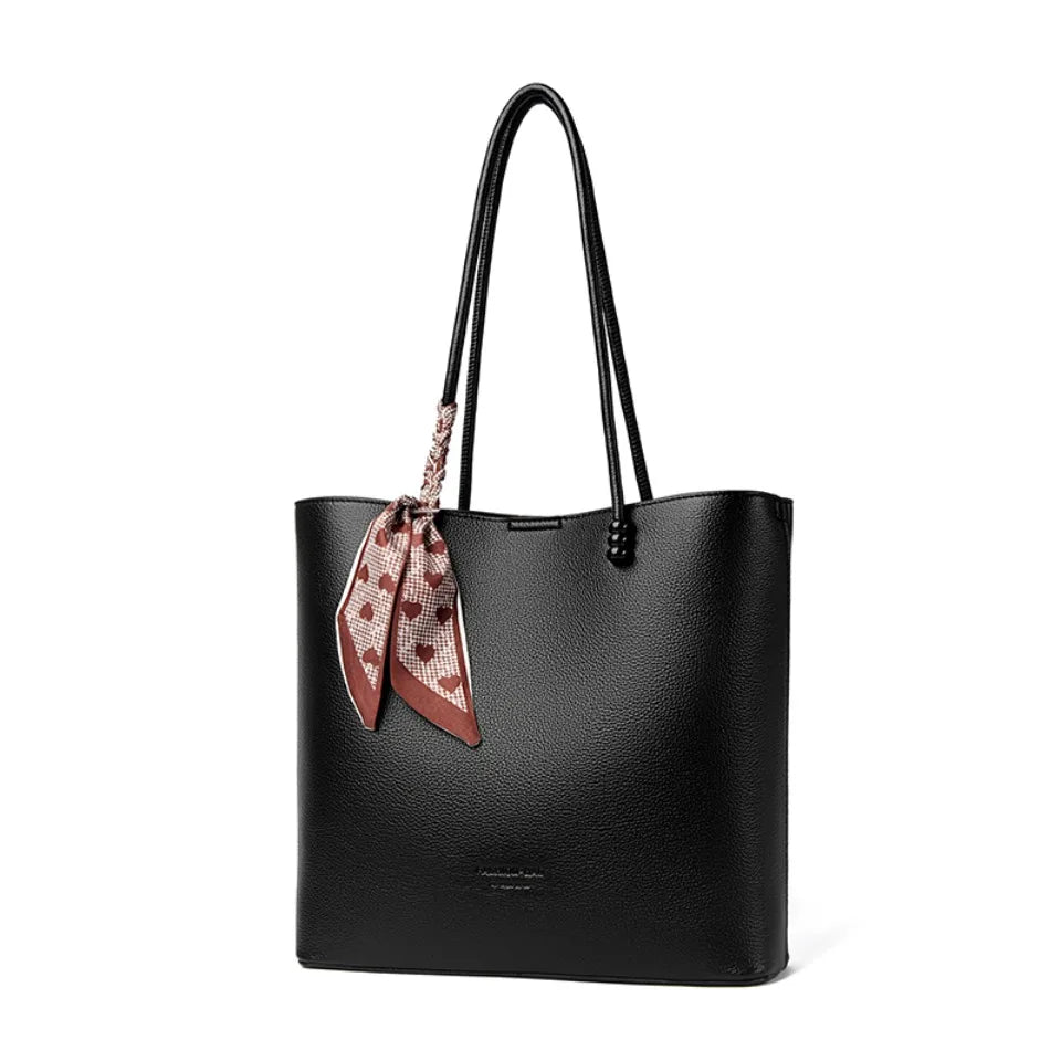 Genuine Brand Luxury Purses and Handbags Women Bags Designer Soft Leather Shoulder Top-handle Commute Bag Female Sac A Main Tote