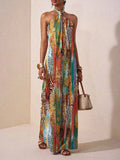 Vestido Longo Halter Serena