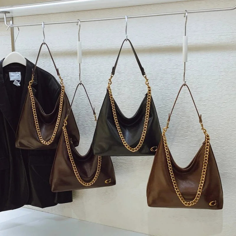 2025 New Fashion Women's Shoulder Bag with Fine Leather and Casual Vintage and Famous Durable Style Cc Gg