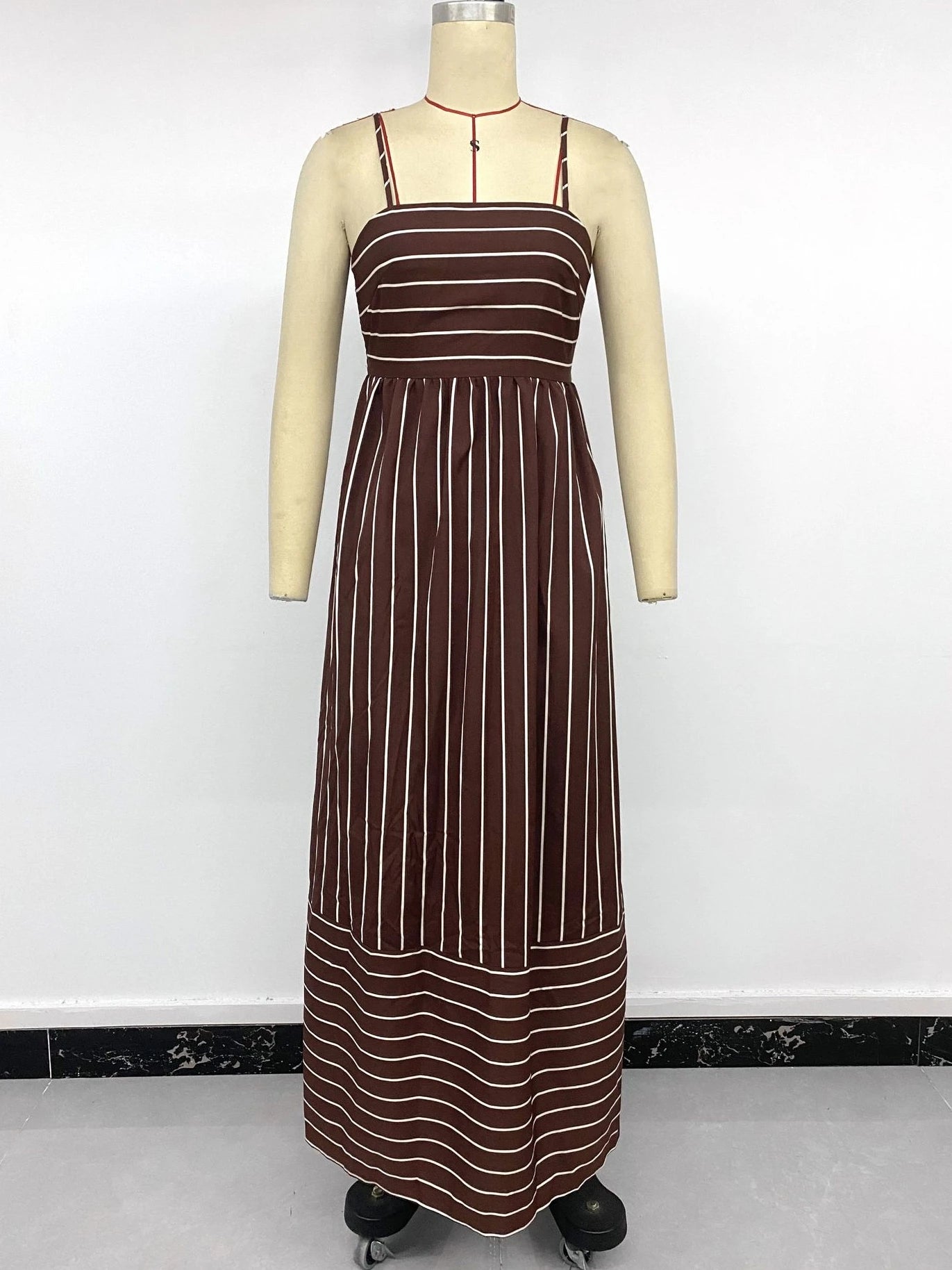 Vestido Longo Listrado Riviera