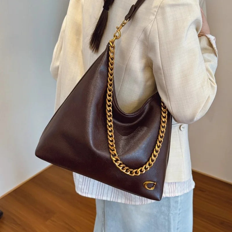2025 New Fashion Women's Shoulder Bag with Fine Leather and Casual Vintage and Famous Durable Style Cc Gg